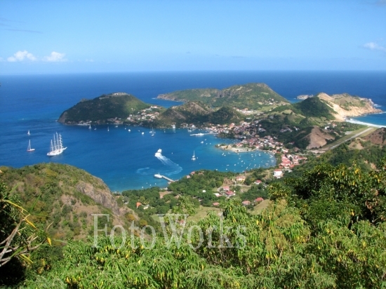 Bay of Les Saintes, from le Chameau