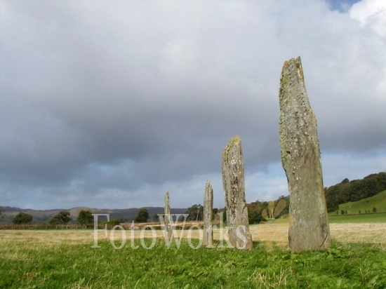 Stone circle in Arran