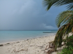 Threatening sky over the Islet Caret