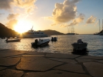 Sunset on the Bay of Les Saintes