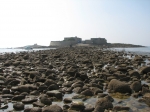 Fort-Bloqué at low tide
